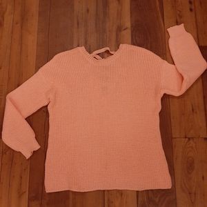 Daytrip Bright Peach Sweater EUC (M)
